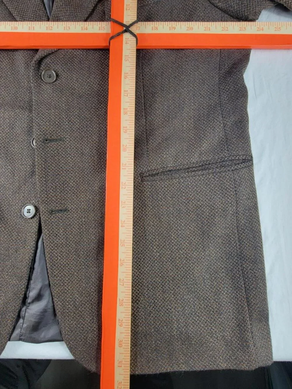 vintage Barrington brown blazer with a classic houndstooth pattern. mens xl